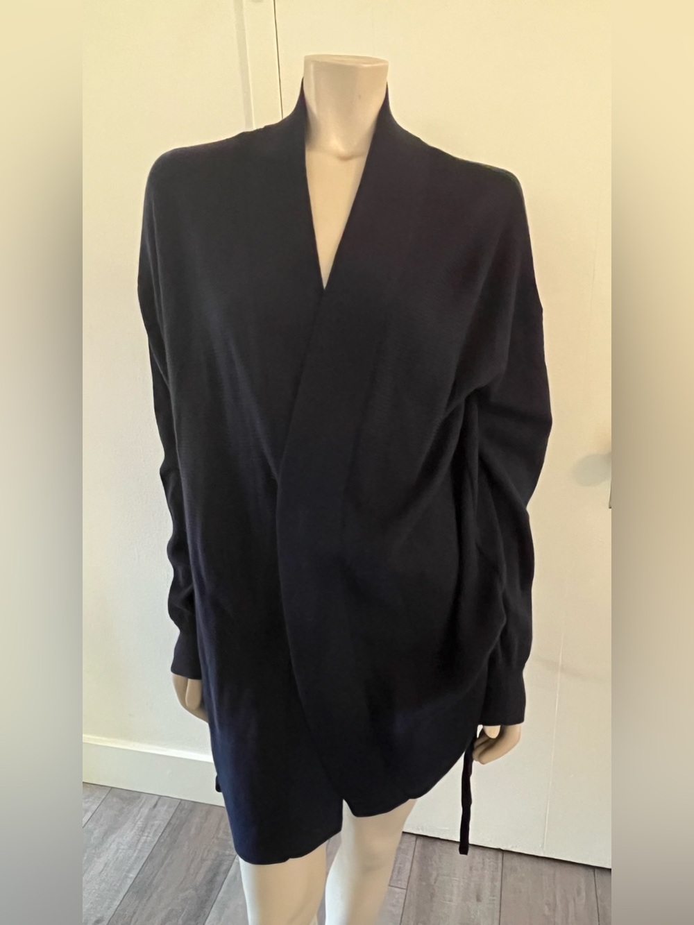 GAP Women's Navy Blue Open Cardigan